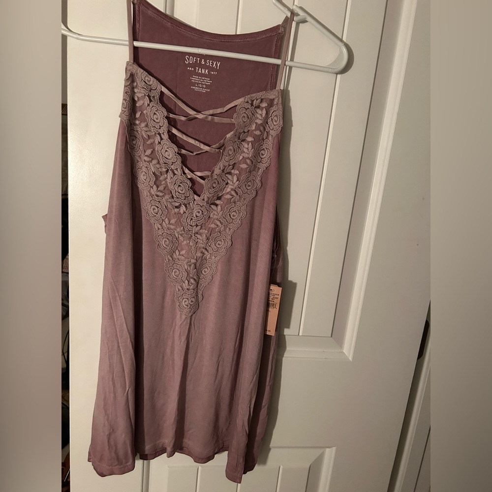 American Eagle Lace Tank Top
